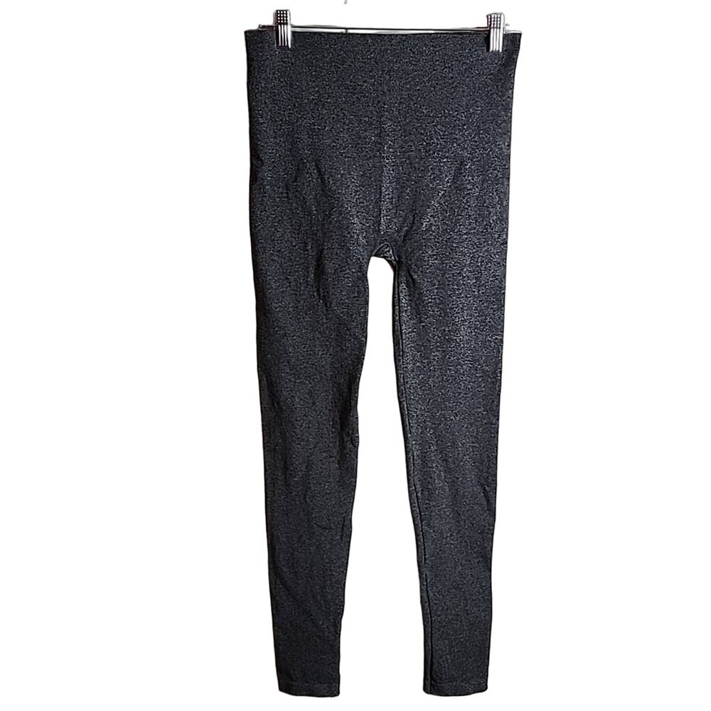 SPANX High Waistband Heather Gray Leggings, 1X